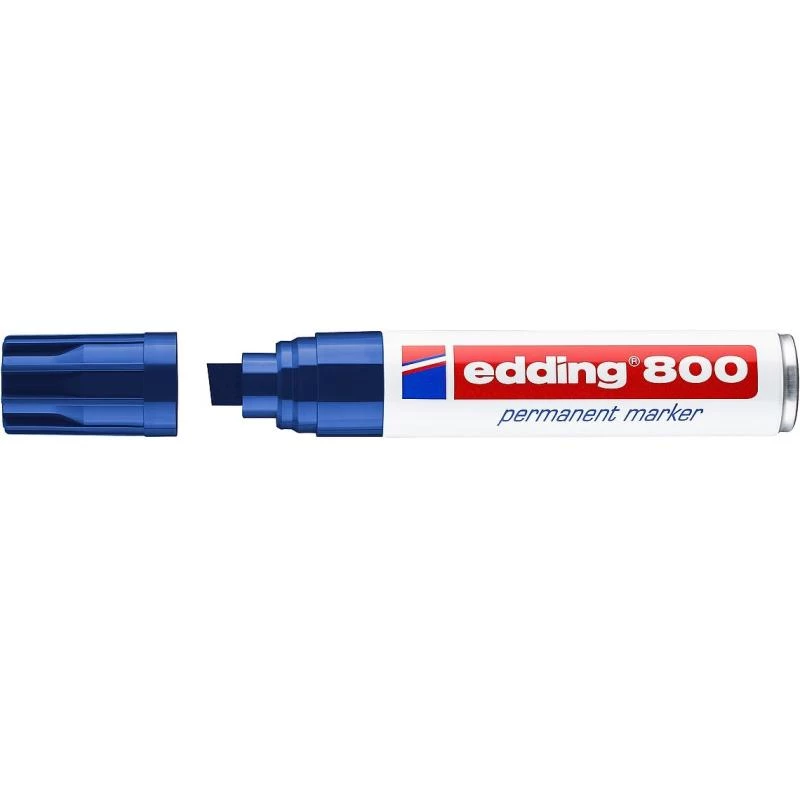 Pennarello permanente Edding 800 punta conica blu
