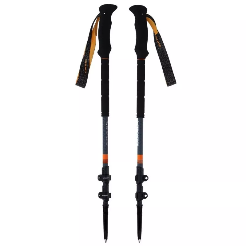 Viking Nelio Pro bastoncini da trekking, nero/verde