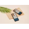 Custodia per cellulare man and wood per Samsung Galaxy Note 20 Ultra — fiore blu su nero