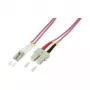 LogiLink - Cavo patch - SC Multimode (M) a LC Multimode (M) - 1,0 m - Fibra ottica - Duplex - 50/125 µm - OM4 - senza alogeni - heather violet (FP4LS01)