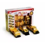 Set veicoli Popular Playthings Mix or Match Vehicles Construction nero giallo
