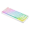 Tastiera gaming Savio Phenix WHITE GAT RED PUD con filo wireless USB Bluetooth RGB LED