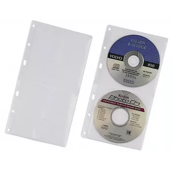 Custodia a busta Durable 5203-19 2 dischi trasparente