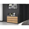 Cassettiera Top e Shop M6 140 ANT/ART, 6 cassetti, antracite rovere, 1380×750×400 mm