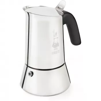 Caffettiera moka Bialetti Venus 0,2 L acciaio inox, adatta all'induzione, 4 tazze