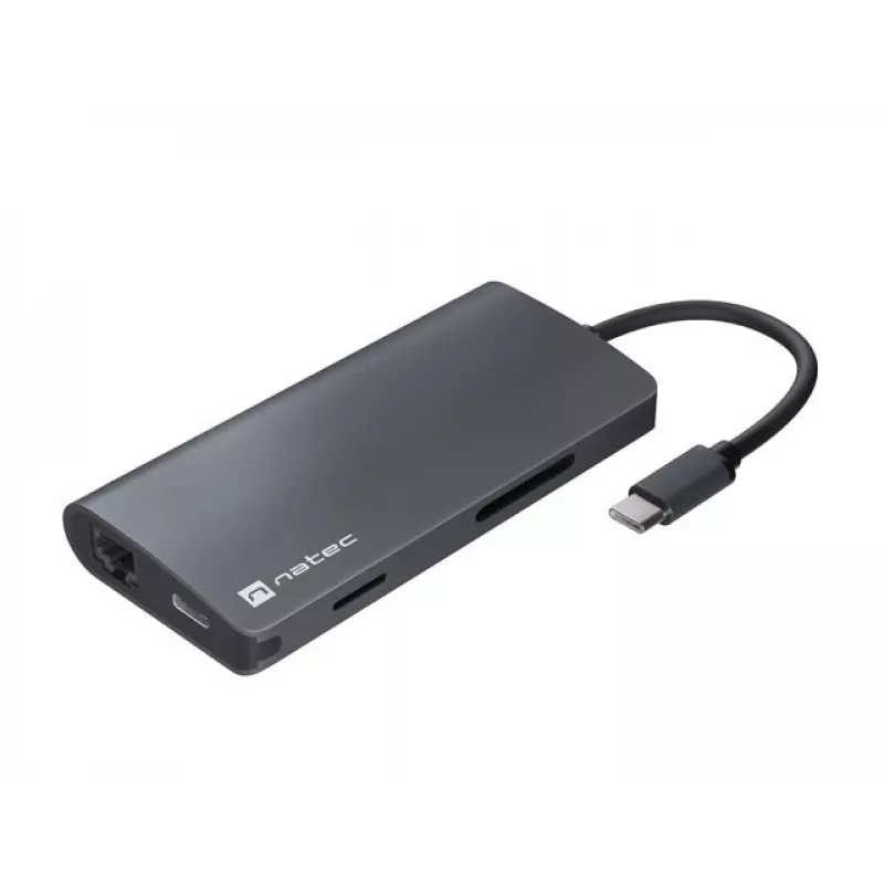 Docking station NATEC NMP-2162 USB 3.2 Gen 1 Type-C grigio con filo