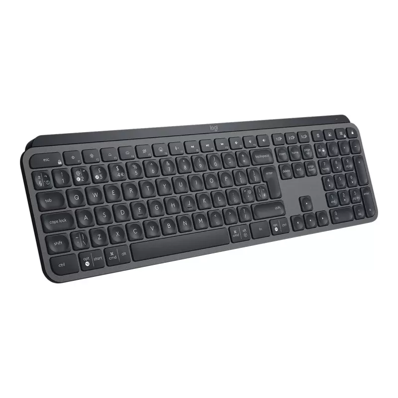 Logitech MX Keys for Business - Tastiera - retroilluminata - wireless - Bluetooth, 2,4 GHz - QWERTY - GB - Graphite (920-010250)