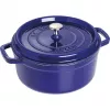 Cocotte in ghisa rotonda Staub 24 cm blu scuro