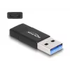Adattatore DeLOCK 60001 USB A USB C nero