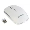 Mouse wireless GEMBIRD MUSW-4B-01-W, ambidestro, ottico 1600 DPI, 4 tasti, RF Wireless, bianco