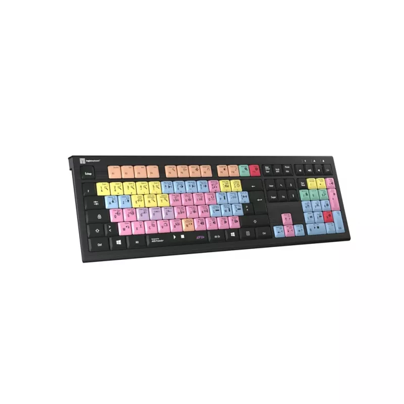 Logickeyboard ASTRA 2 USB AZERTY inglese nero tastiera full-size