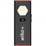 Wiha 45699 lampada portatile 1200 lm, nera/rossa, con sensore on/off