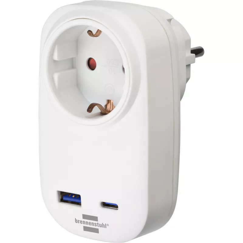 Adattatore spina di rete tipo F Brennenstuhl 1508210010 connettore dritto