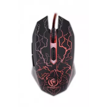 Rebeltec Diablo - mouse - ottico - 6 tasti - con filo - USB