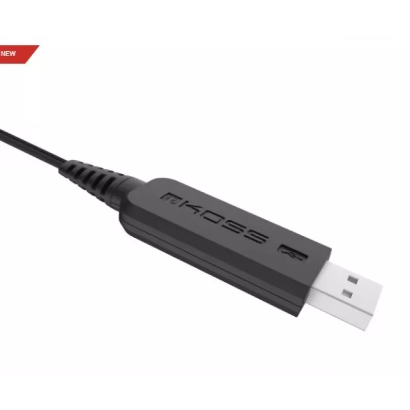 Koss | cuffie | CS195 USB | con filo | on-ear | microfono | nero