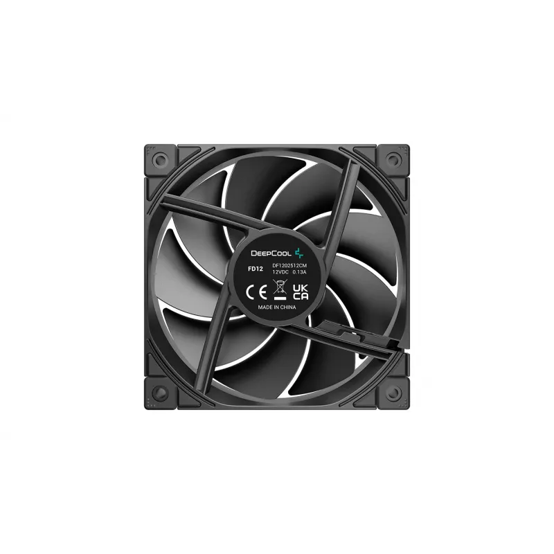 DeepCool FD12 Performance ventola per case da 120 mm (R-FD12-BKNPN1-G)