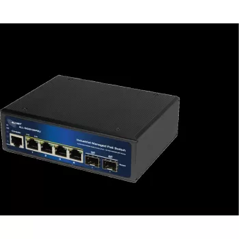 Switch PoE industriale managed ALLNET ALL-SGI8106PMJ 4 PoE + 2 porte uplink