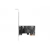 Scheda di rete Ethernet interna LANBERG PCE-1GB-201, PCI Express, 1× RJ-45 Gigabit (1000 Mbit/s), nero