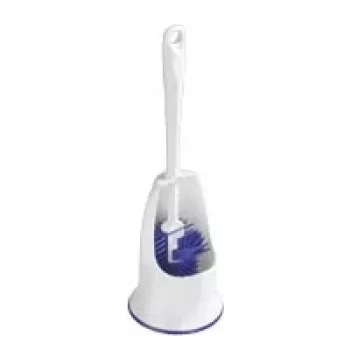Set spazzole WC Wenko 187514500 con portaspazzole in plastica