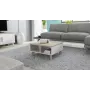 Tavolino Cama LOTTA 60 bianco/rovere Sonoma