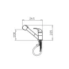 Pyramis Fido Miscelatore da cucina, Grey Concrete, 090921838