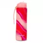 COOLPACK borraccia in silicone Pump 600 ml bambina rosa
