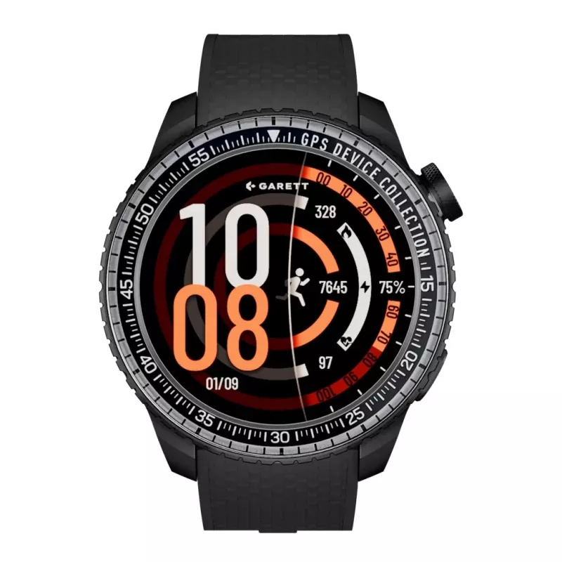 Smartwatch Garett Compass GPS nero — Smartwatch Garett Compass GPS, nero