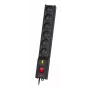 Ciabatta Lestar 1966004697 — 6 prese tipo E, 230 V, cavo 5 m, nero