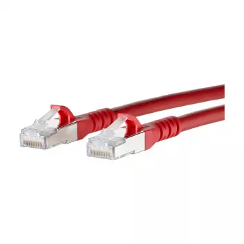 MetzConnect BTR - Cavo patch - RJ-45 (M) - RJ-45 (M) - 3 m - Schermato - (CAT 6a) - Senza alogeni - Rosso (1308453066-E)