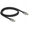 Cavo HDMI DeLOCK Ultra High Speed 48 Gbps 8K 60 Hz grigio 1 m