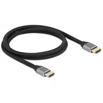 Cavo HDMI DeLOCK Ultra High Speed 48 Gbps 8K 60 Hz grigio 1 m
