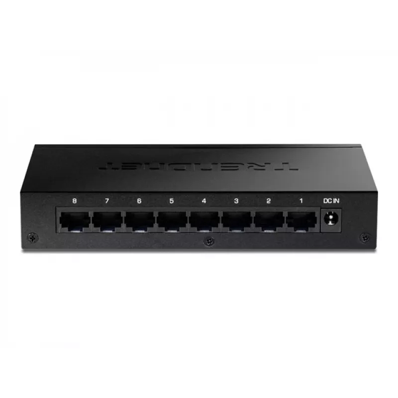 TRENDNET switch 8 porte Gigabit con case in metallo