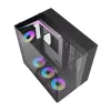 Case per computer Darkflash TH285 (nero) + 4 ventole
