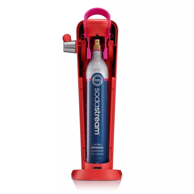 Gasatore SodaStream Art Mandarin Red 1L bottiglia per carbonazione