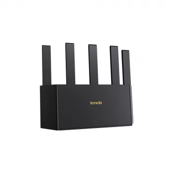 Router WLAN TENDA TE3L Wi‑Fi 7 (IEEE 802.11ax), 3x Gigabit-LAN, 1x WAN, 512 MB RAM, VLAN, NAT, WPA, nero