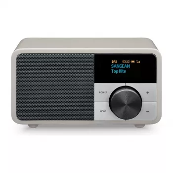 Radio da tavolo Sangean DDR-7 Glacier Silver con sintonizzatore digitale e Bluetooth