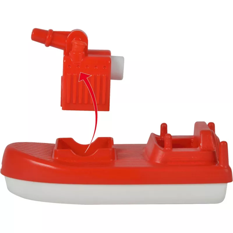 FireBoat, veicolo giocattolo rosso/bianco