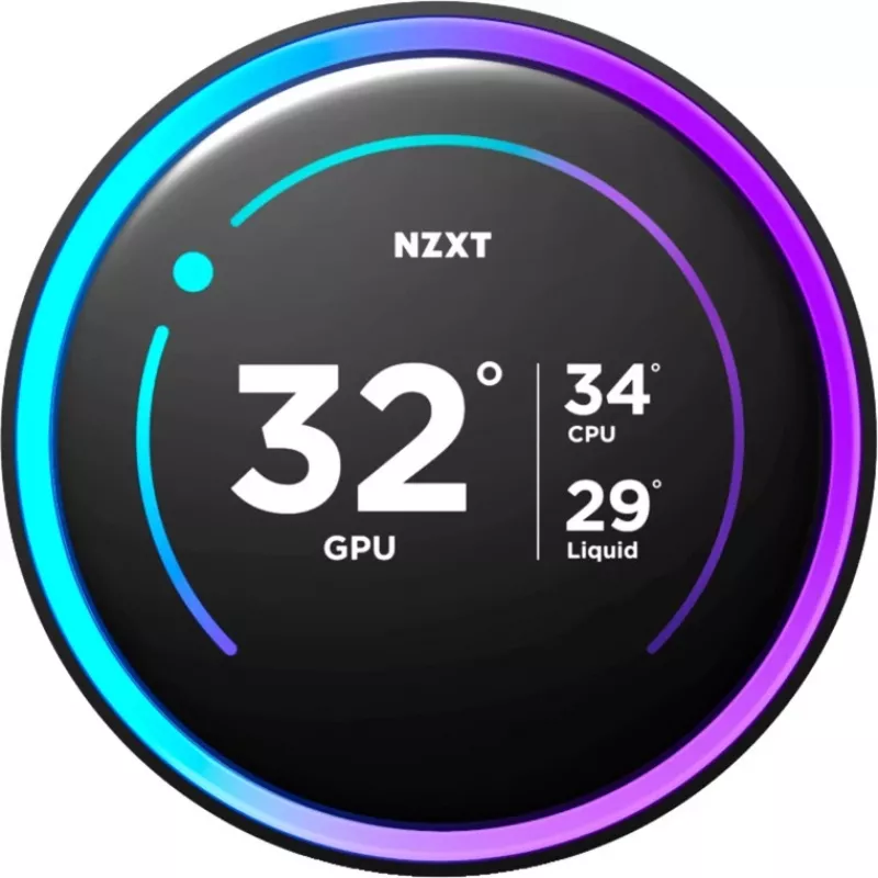 NZXT KRAKEN Elite V2 240 raffreddamento a liquido con display nero RL-KN24E-B2 (RL-KN24E-B2)