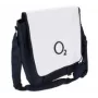Borsa per laptop o2 Modello 15.4 — adatta per laptop da 15,4 pollici, blu/bianco