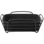 Cestino per pane Blomus 63872 rettangolare cotone acciaio nero