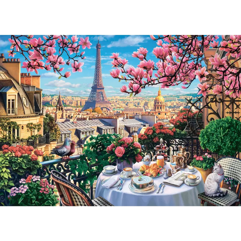 Puzzle Schmidt Spiele Frühstück in Paris – 1000 pezzi, modello 58876