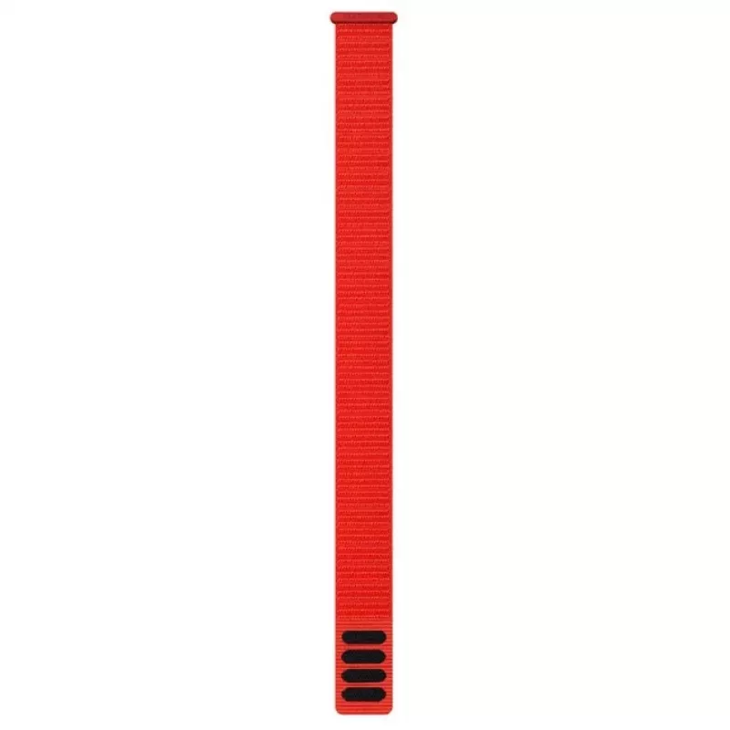 Cinturino per orologio Garmin UltraFit 22 mm nylon rosso fiamma (010-13306-12)