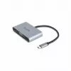 DICOTA D32064 dock station per dispositivi mobili tablet/smartphone/laptop argento