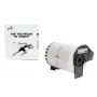 TB Print TBEB-DK22243 rotolo di etichette per Brother, 102 mm x 30,48 m, nero su bianco