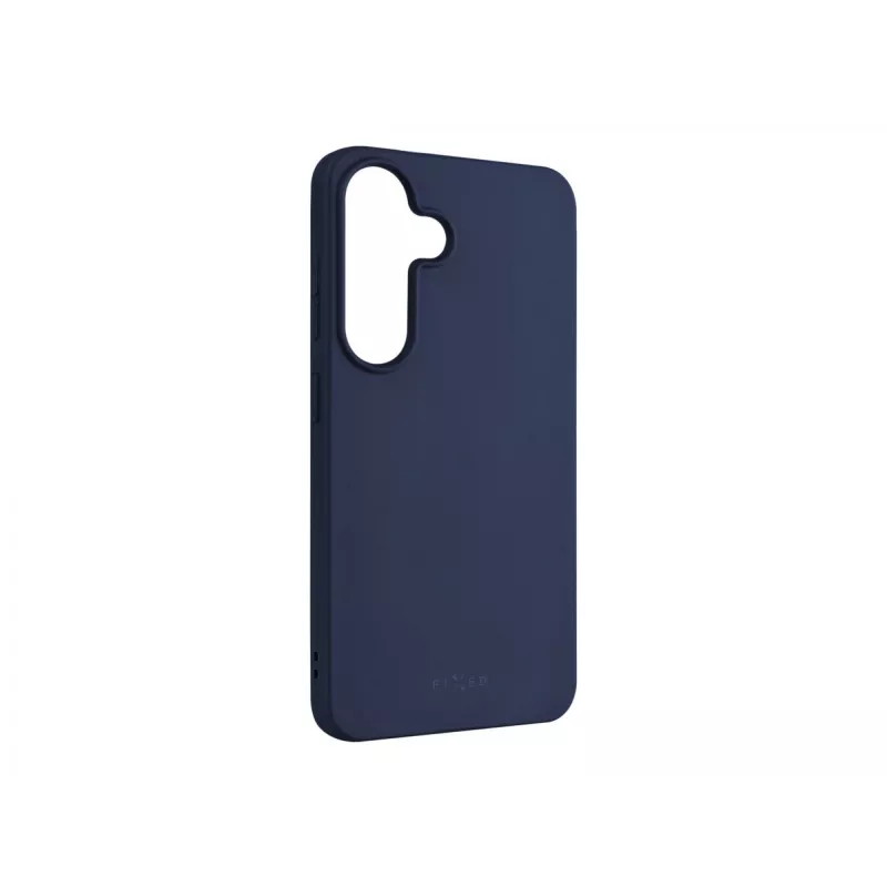 Cover posteriore per cellulare FIXED per Samsung Galaxy S25 – gomma, blu