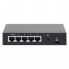 Switch Gigabit 5xPoE Passthrough, alimentato tramite PoE o AC, 68W