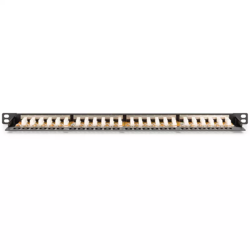 Patch Panel Digitus CAT 6 Class E High Density schermato nero