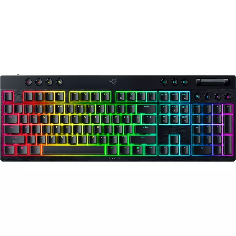 Tastiera meccanica low-profile Razer BlackWidow V4 — switch Orange, Wireless Bluetooth