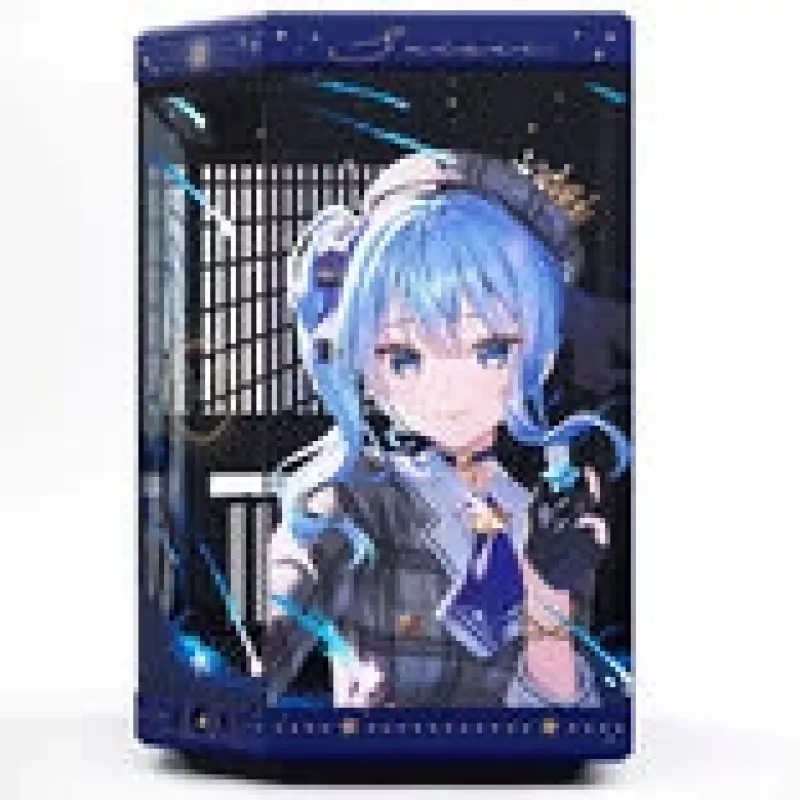 Case per computer HYTE Y70 Hoshimachi Suisei blu vetro temperato — case mid-tower ATX con pannelli in vetro temperato