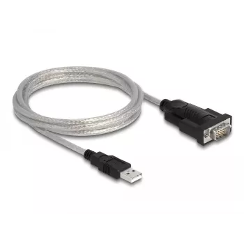 Adattatore DeLOCK USB 2.0 Type-A su seriale RS-232 D-Sub 9 + D-Sub 25